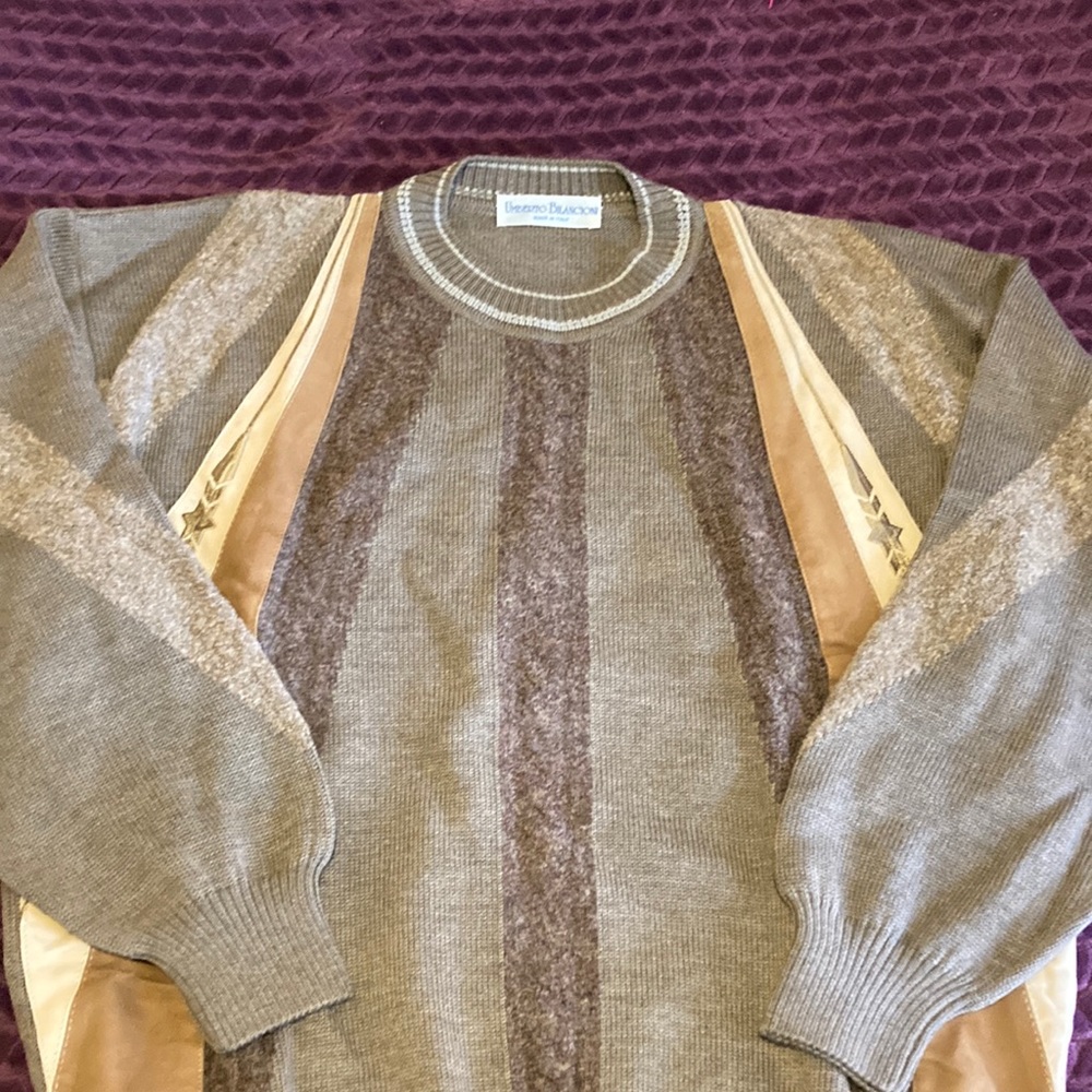 New Umberto Bilancioni Italian made sweater size 52